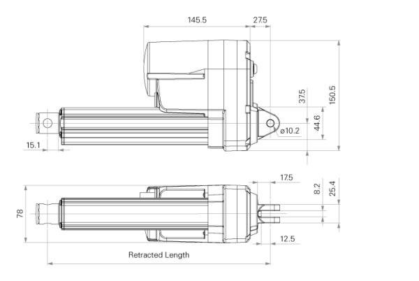 Elektrozylinder MA2-5J-100284-36110-121-110M